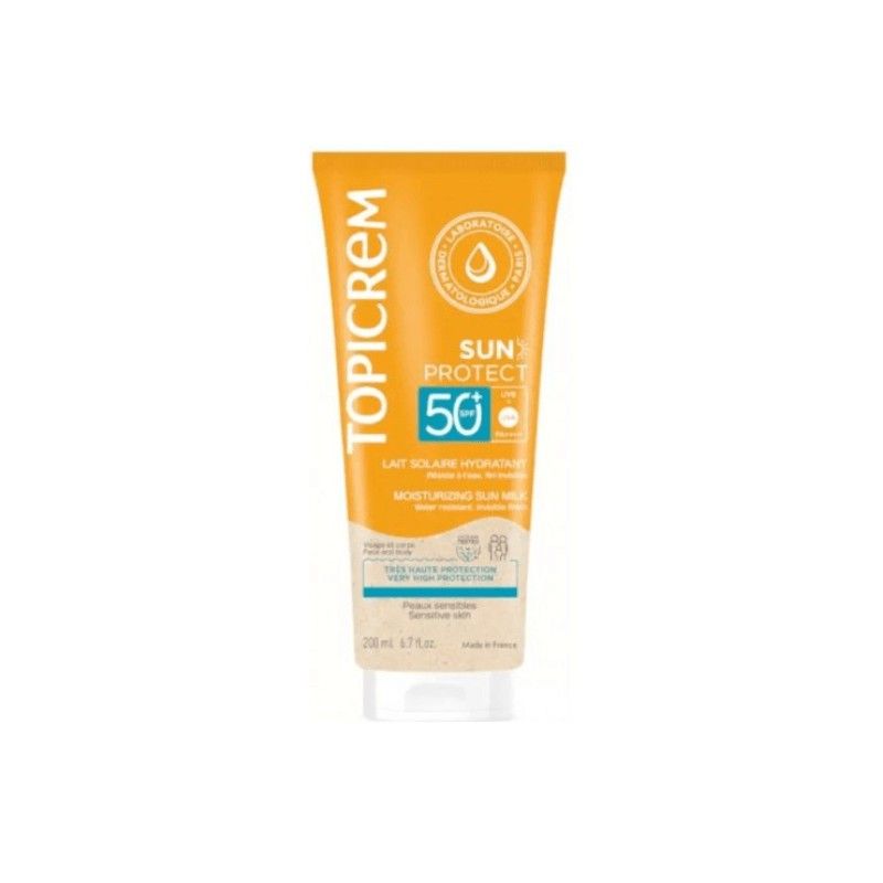 Topicrem Sun Protect Leche Solar SPF50+ hidratante, 200ml