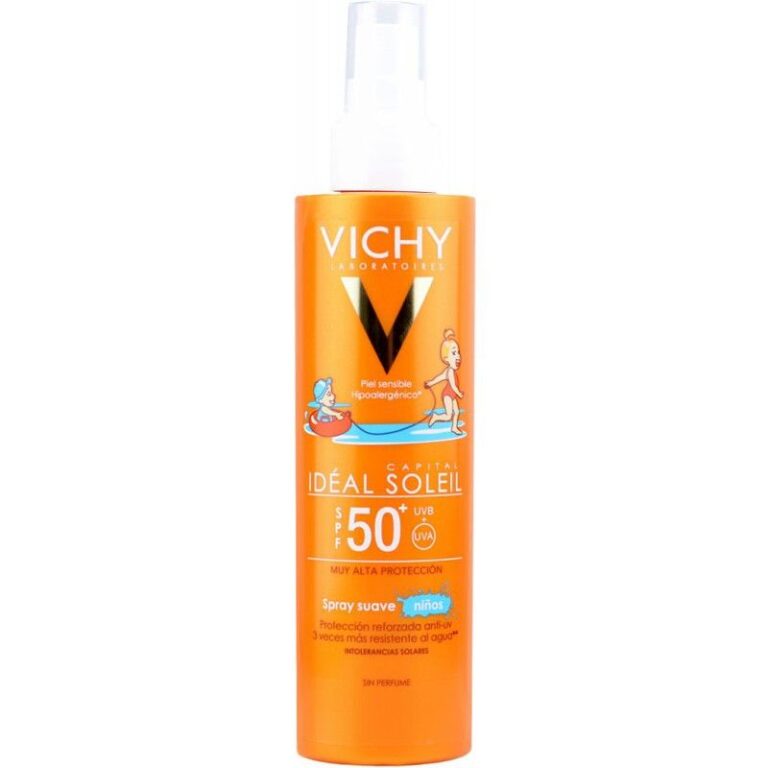 Vichy Capital Soleil Spray Infantil SPF50 para la piel de los niños