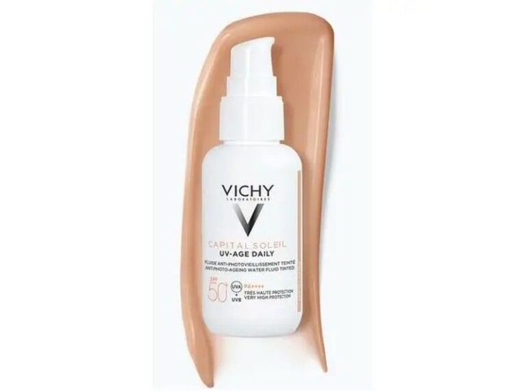 Vichy Capital Soleil UV-Age Daily fluido solar con color