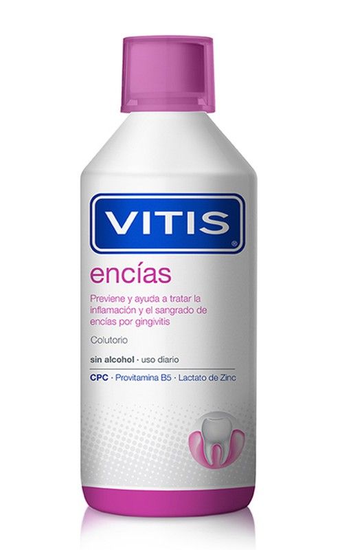 Vitis Encías Colutorio Bucal 500ml para encías sensibles