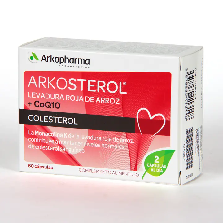 Arkosterol Levadura Roja de Arroz CoQ10 60 cápsulas