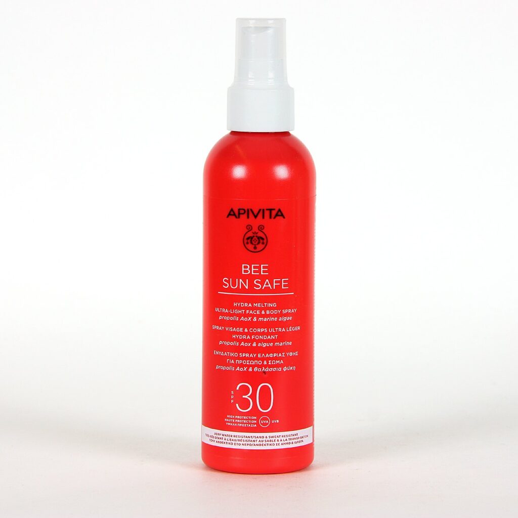Apivita Bee Sun Safe Hydra Melting Spray SPF30 200ml bruma solar ultraligera