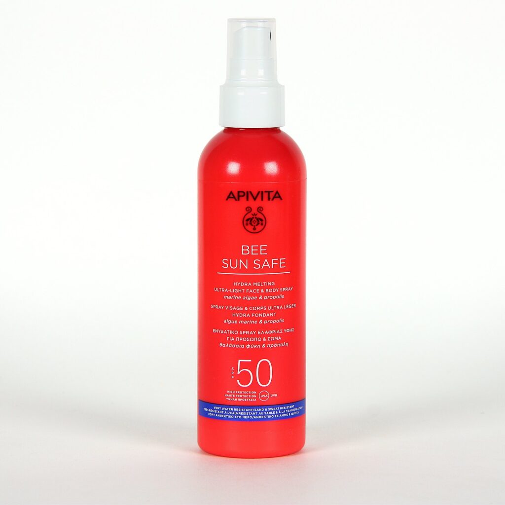 Apivita Bee Sun Safe Hydra Melting Spray SPF50 200ml bruma solar ultraligera