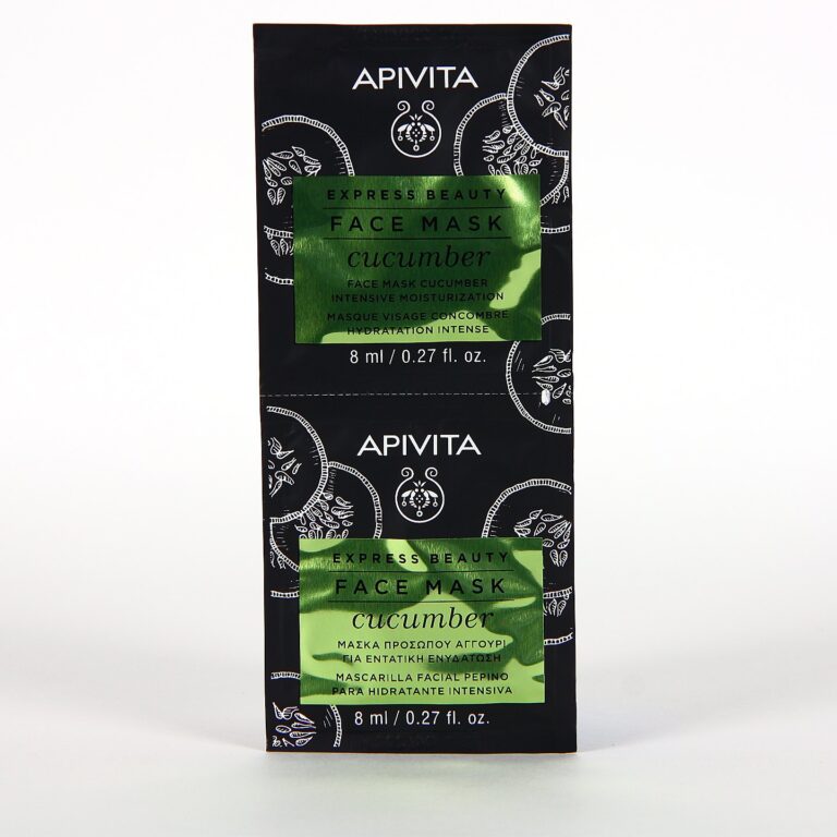 Apivita Face Mask Cucumber 2 x 8ml mascarilla hidratante con pepino