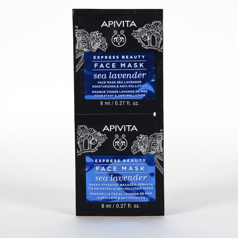 Apivita Face Mask Sea Lavender 2 x 8ml mascarilla antioxidante con espliego marino