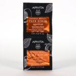 Apivita Face Scrub Apricot 2 x 8ml exfoliante facial suave con albaricoque
