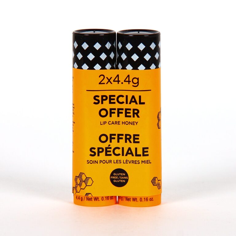 Apivita Lip Care Honey Duplo 2 x 4,4g bálsamos labiales con miel