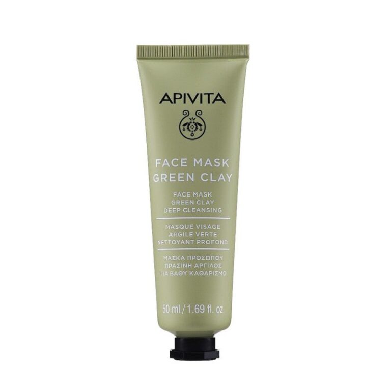 Apivita Mascarilla Arcilla Verde 50ml tarro para pieles grasas