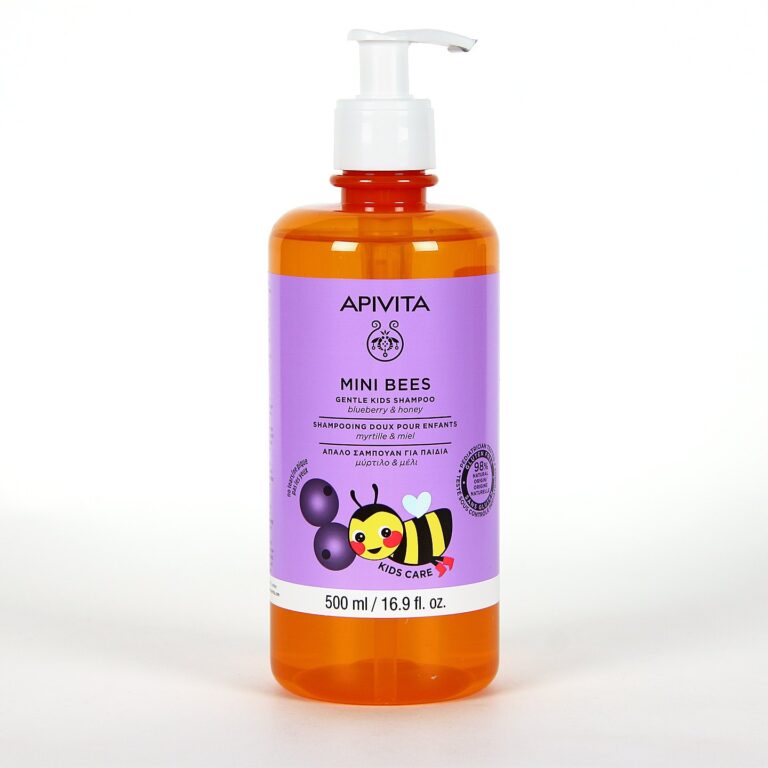 Apivita Mini Bees Champú Niños Miel 500ml gel de baño infantil