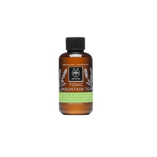 Apivita Mountain Tea Gel de Baño 75ml gel de ducha té de montaña