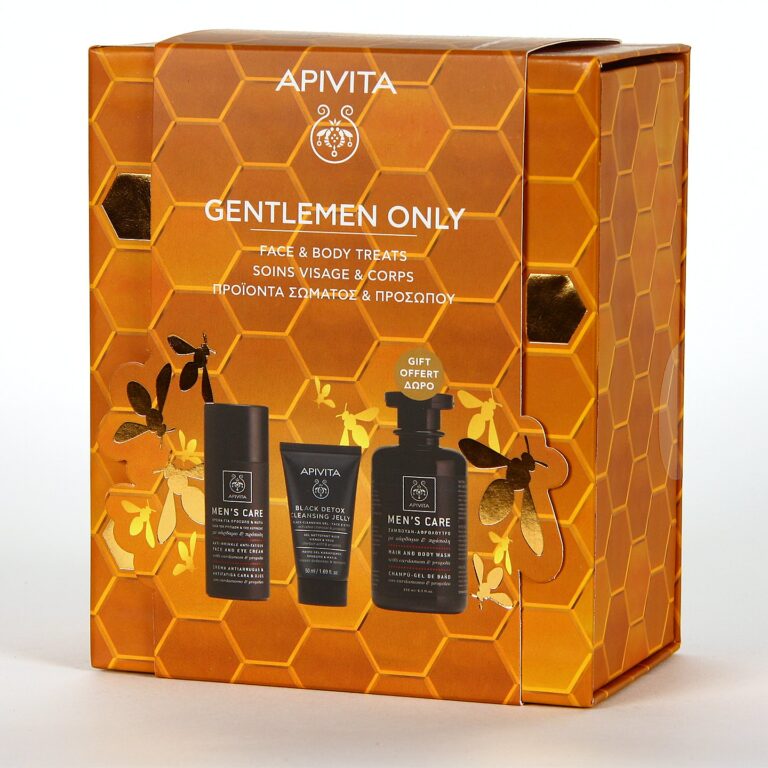 Apivita Pack Gentlemen Only set facial y corporal para hombre