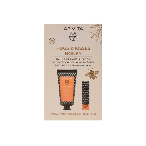 Apivita Pack Hugs y Honey crema de manos y labial con miel