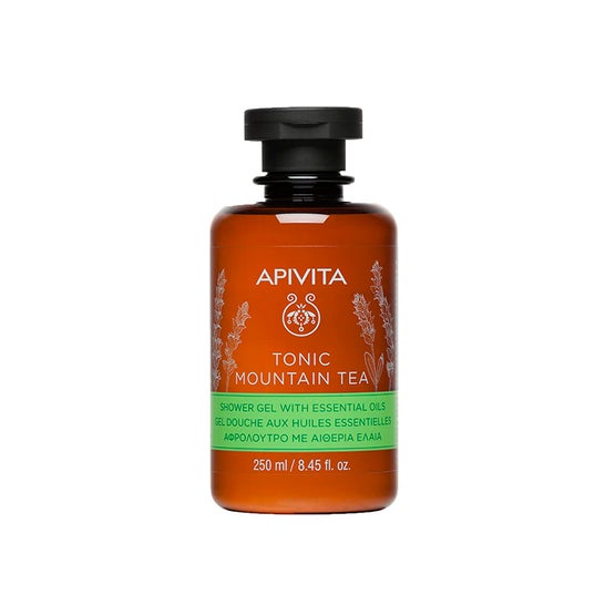 Apivita Tonic Mountain Tea Gel de ducha 250ml con té de montaña griego
