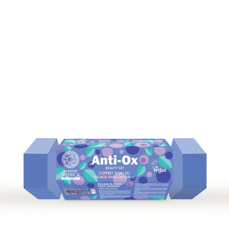 Blueberry Siberica Cofre Anti Ox set facial con limpiador y mascarillas