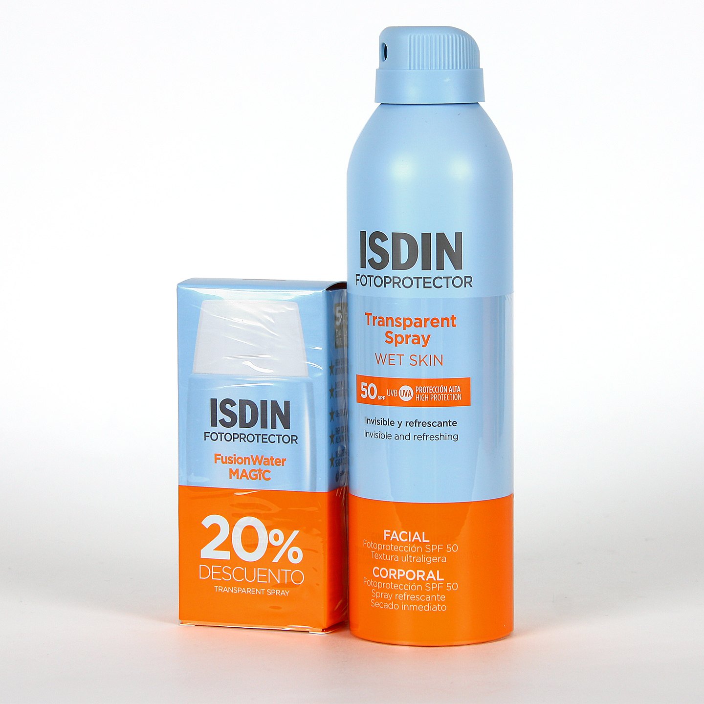 Isdin Pack Fusion Water Spray Transparente Isdin Pack Fusion Water Spray Transparente