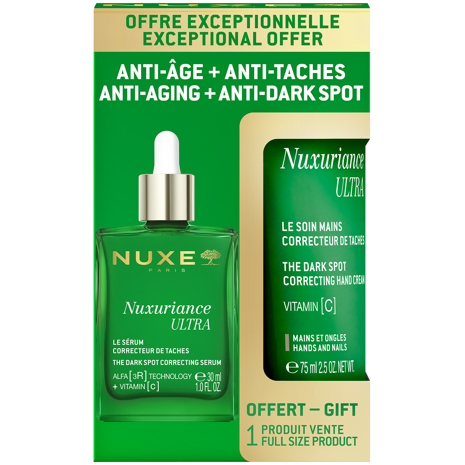 Nuxe Nuxuriance Ultra Sérum y Crema de Manos