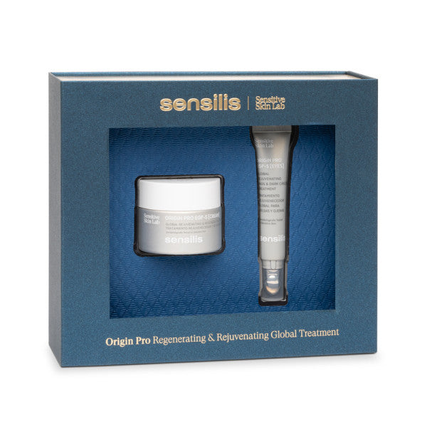 Sensilis Cofre Origin Pro crema regeneradora y contorno de ojos