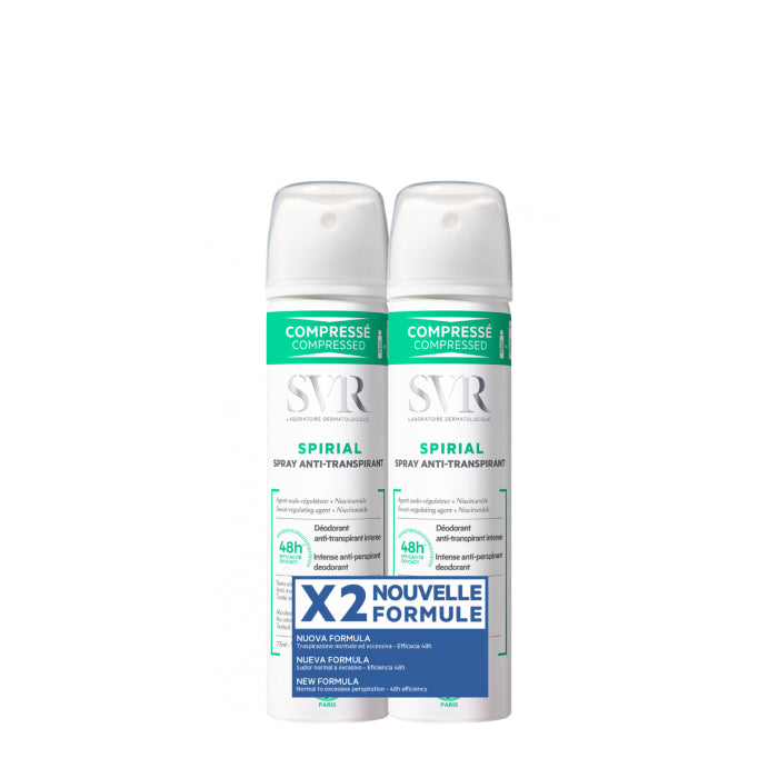 SVR Spirial Spray Duplo pack desodorante antitranspirante