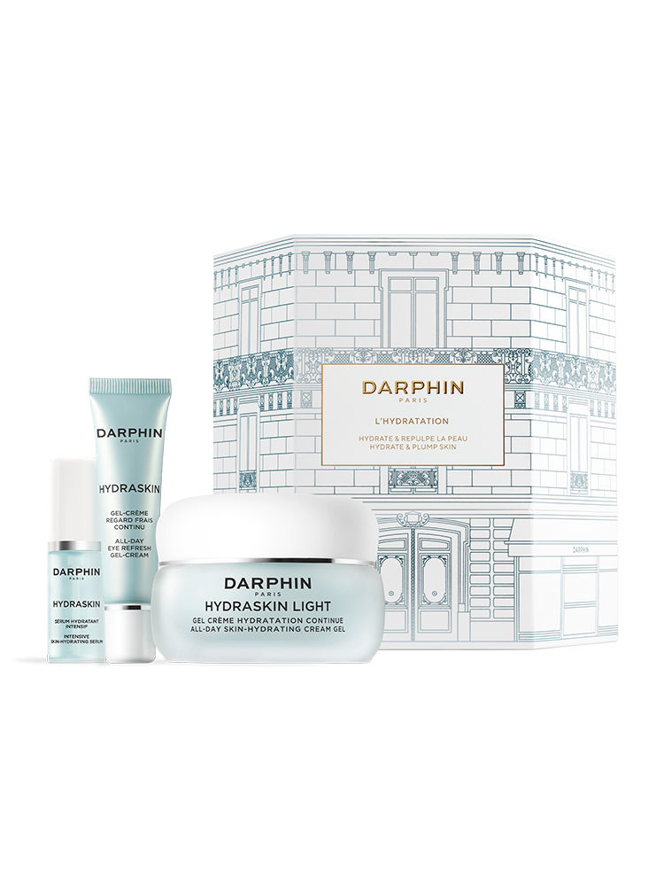 Darphin Cofre L'Hydratation set Hydraskin crema contorno de ojos y serum