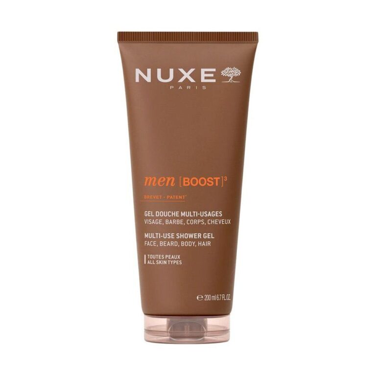 Nuxe Men Boost Gel de Ducha multiusos rostro cuerpo y cabello 200ml