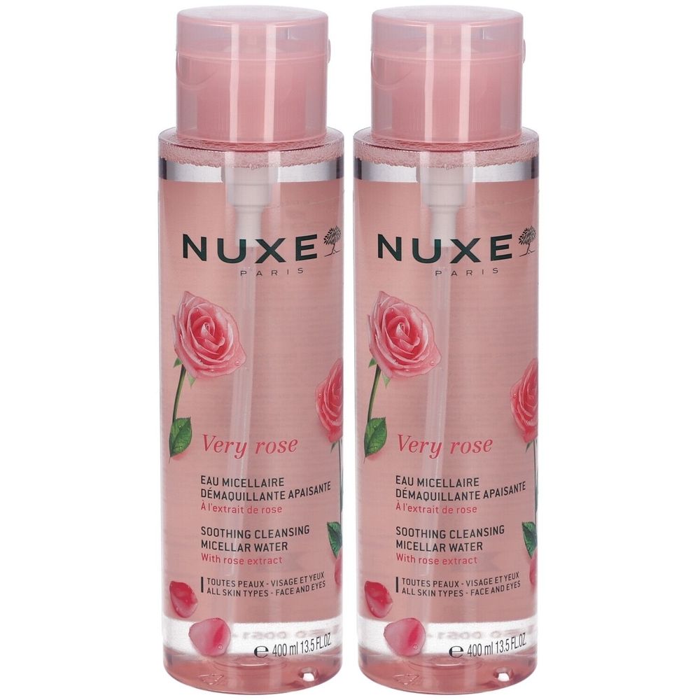 Nuxe Very Rose Agua Micelar Duplo calmante 2x400ml Nuxe Very Rose Agua Micelar Duplo calmante 2x400ml