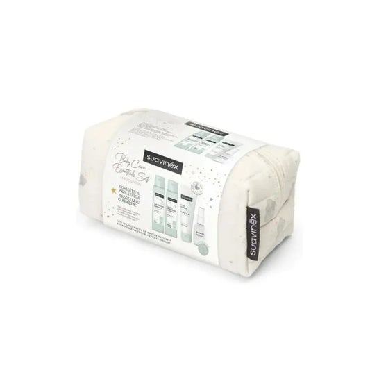 Suavinex Neceser Cosmética Beige colonia gel-champu y crema para bebe