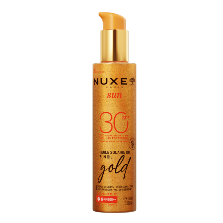 Nuxe Sun Huile Bronzante Gold SPF30 brillo dorado 150ml