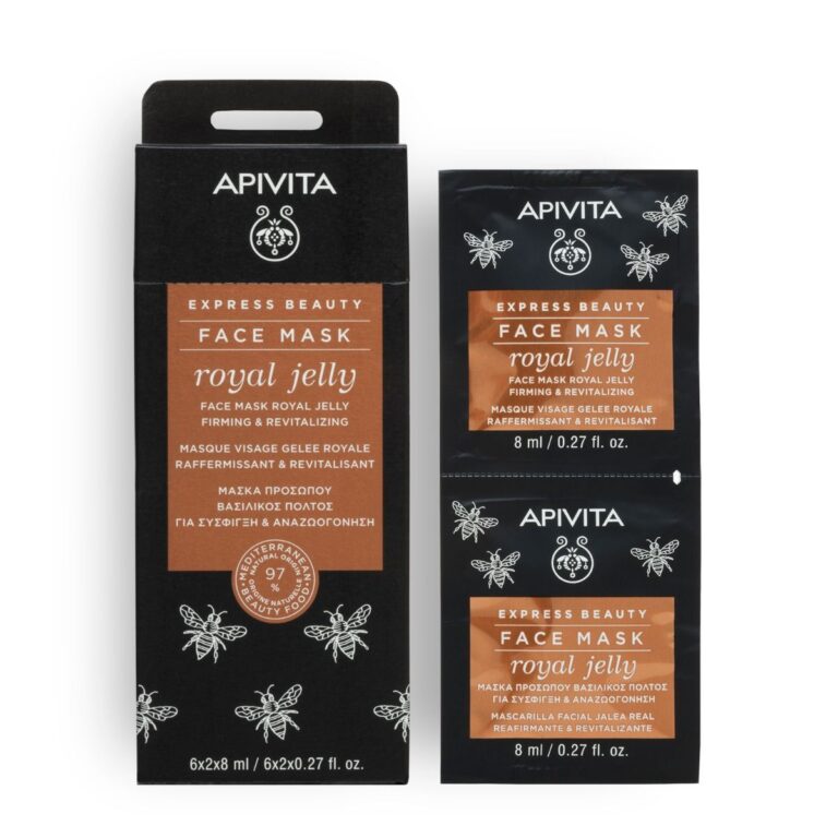 Apivita Face Mask Royal Jelly 2 x 8ml mascarilla reafirmante con jalea real
