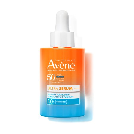Avène Ultra Sérum Solar Hidratante SPF50, sérum fotoprotector facial de 30ml con filtro Triasorb