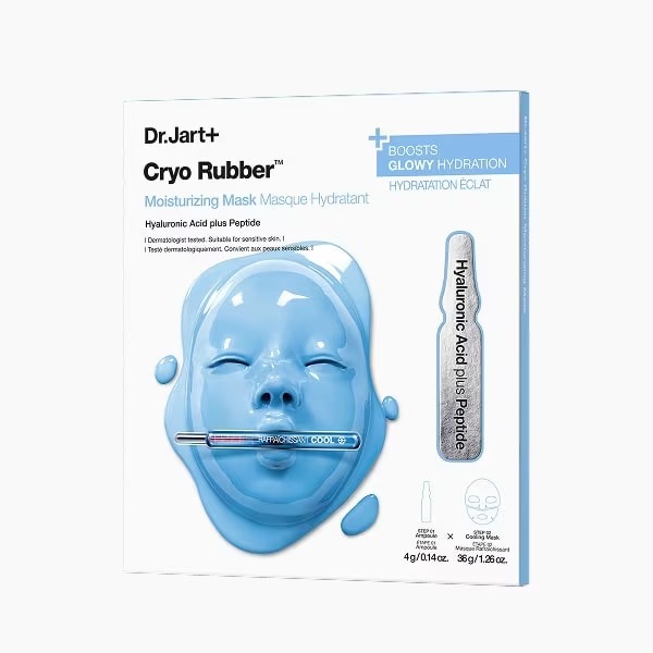 Dr Jart Cryo Rubber Moisture Mask mascarilla hidrogel hidratante con Acido Hialuronico
