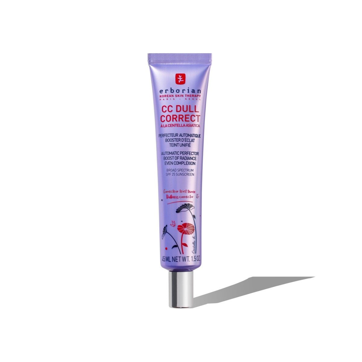 Erborian CC Dull Correct 45ml tratamiento iluminador con pigmentos violetas Erborian CC Dull Correct 45ml tratamiento iluminador con pigmentos violetas