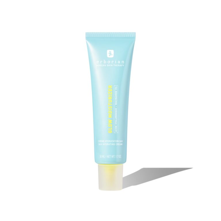 Erborian Glow Moisturizer 50ml crema hidratante glass skin con Ácido Hialurónico