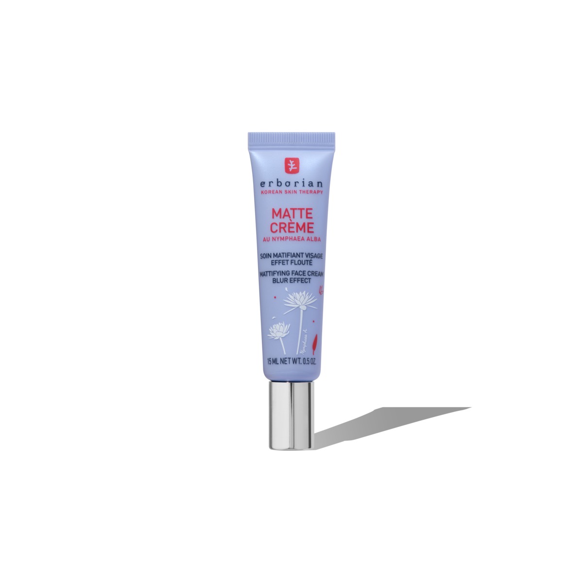 Erborian Matte Crème 15ml primer de maquillaje matificante con Nenúfar Blanco Erborian Matte Crème 15ml primer de maquillaje matificante con Nenúfar Blanco