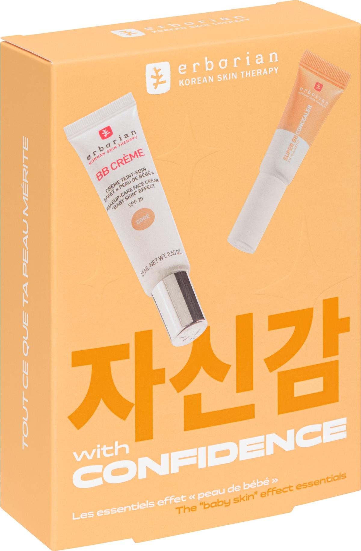 Erborian With Confidence Doré pack BB Crème y Super BB Concealer efecto piel de bebé Erborian With Confidence Doré pack BB Crème y Super BB Concealer efecto piel de bebé