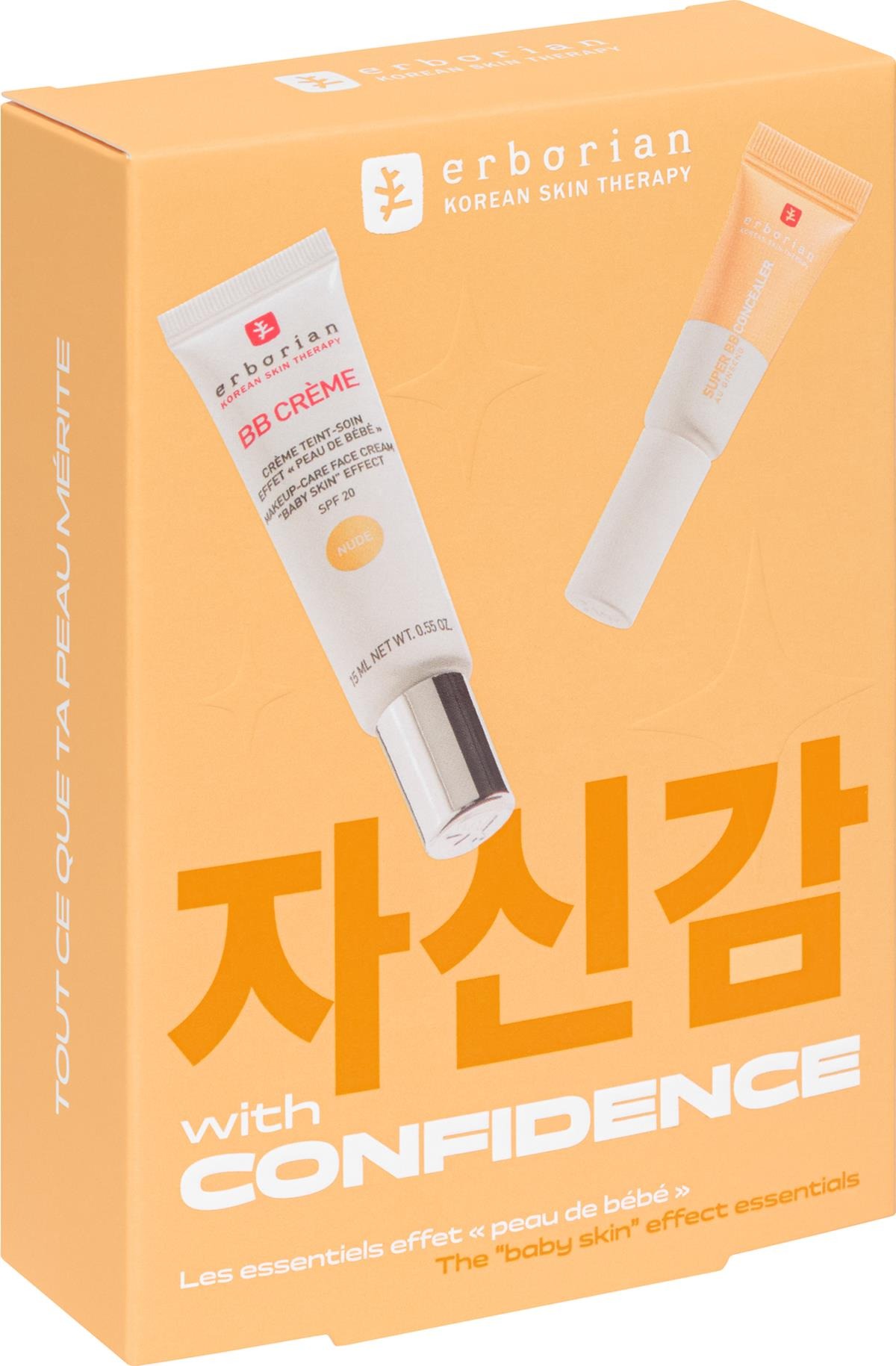 Erborian With Confidence Nude pack BB Crème y Super BB Concealer efecto piel de bebé Erborian With Confidence Nude pack BB Crème y Super BB Concealer efecto piel de bebé