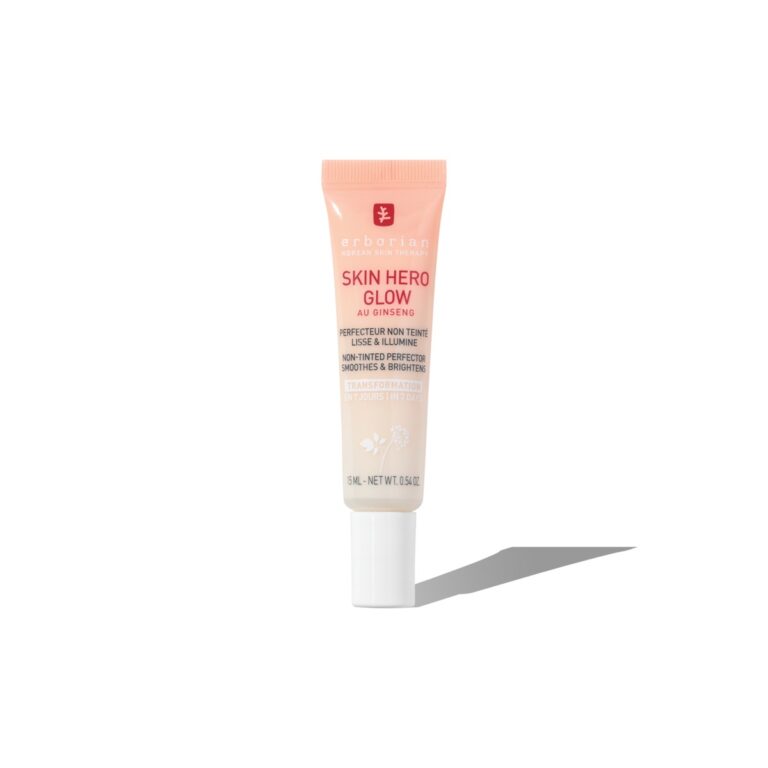 Erborian Skin Hero Glow 15ml perfeccionador efecto glass skin con Ginseng Blanco