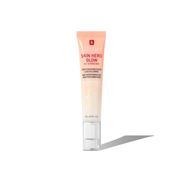 Erborian Skin Hero Glow 40ml perfeccionador efecto glass skin con Ginseng Blanco