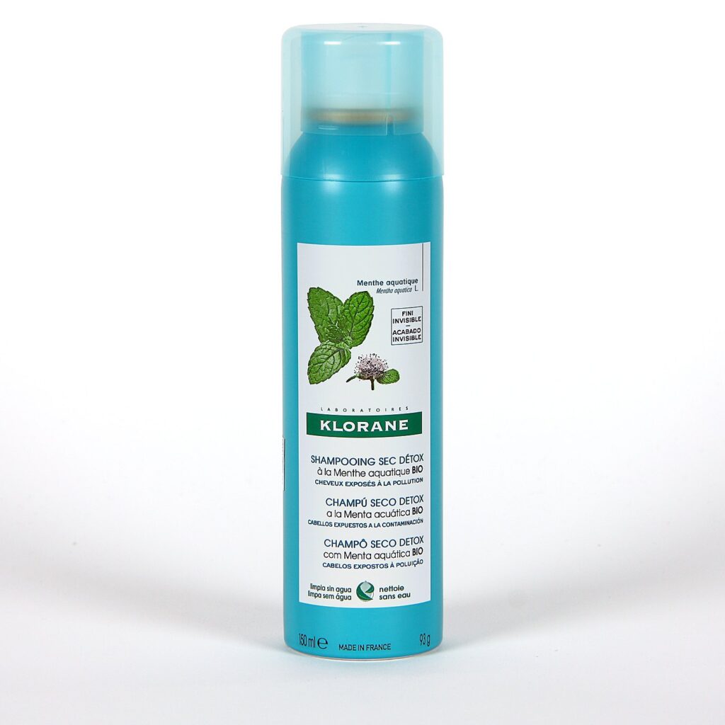 Klorane Champú Seco Menta Acuática detox 150ml