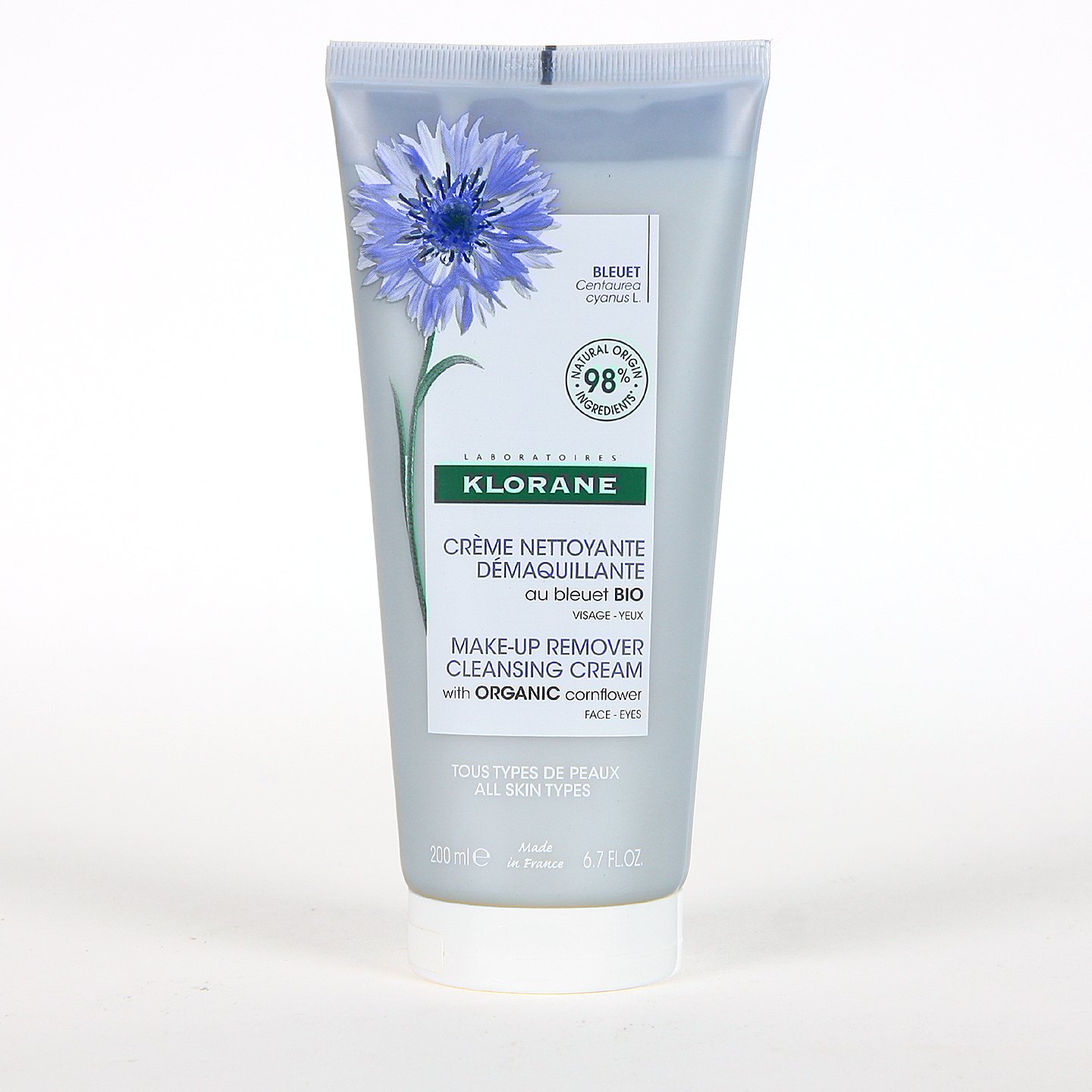 Klorane Crema Limpiadora Aciano desmaquillante 200ml Klorane Crema Limpiadora Aciano desmaquillante 200ml