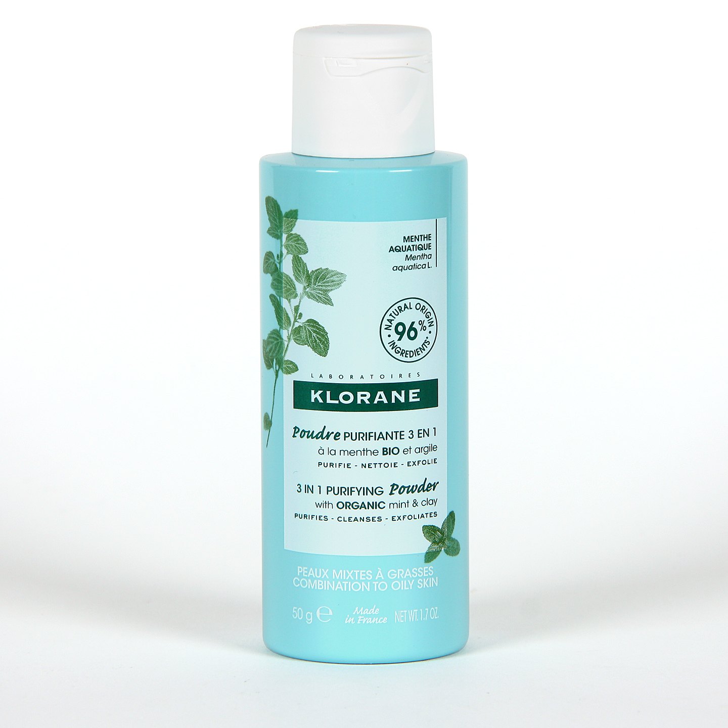 Klorane Polvo Purificante Menta 3 en 1 arcilla 50g Klorane Polvo Purificante Menta 3 en 1 arcilla 50g
