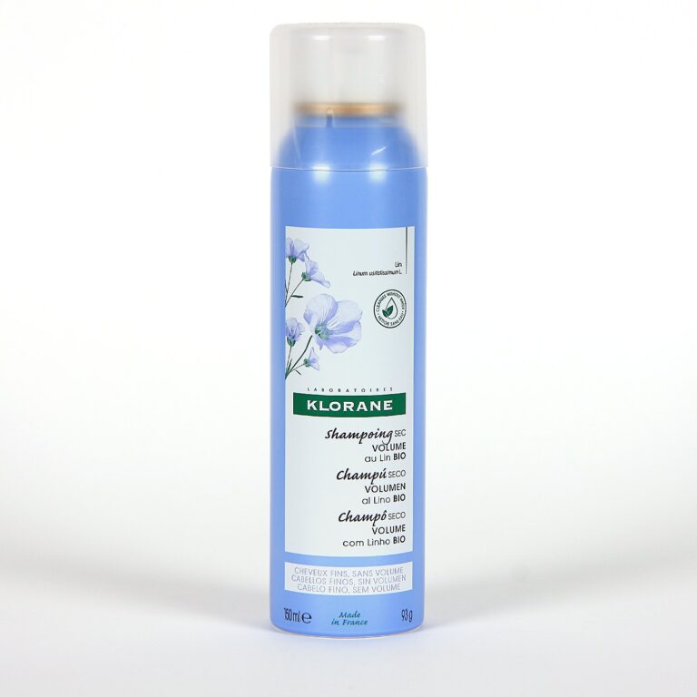 Klorane Champú Seco Lino bio volumen cabello fino