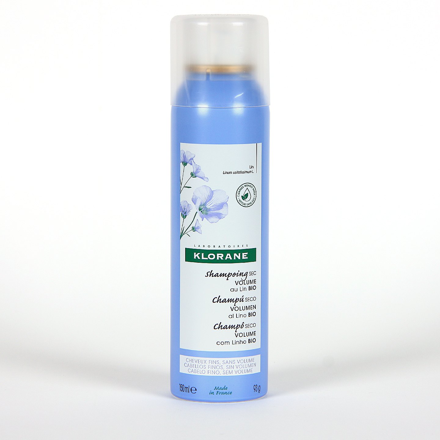 Klorane Champú Seco Lino bio volumen cabello fino Klorane Champú Seco Lino bio volumen cabello fino