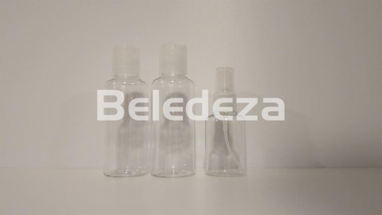 Neceser Viaje Benzi con 3 botes para liquidos de viaje