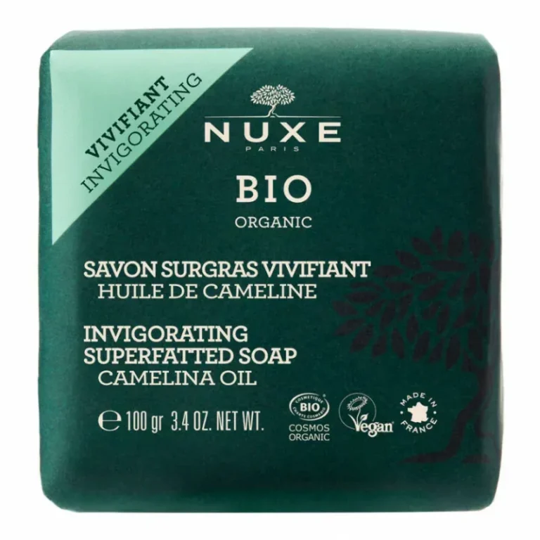 Nuxe Bio Savon Huile Cameline ecológico vegano 100g