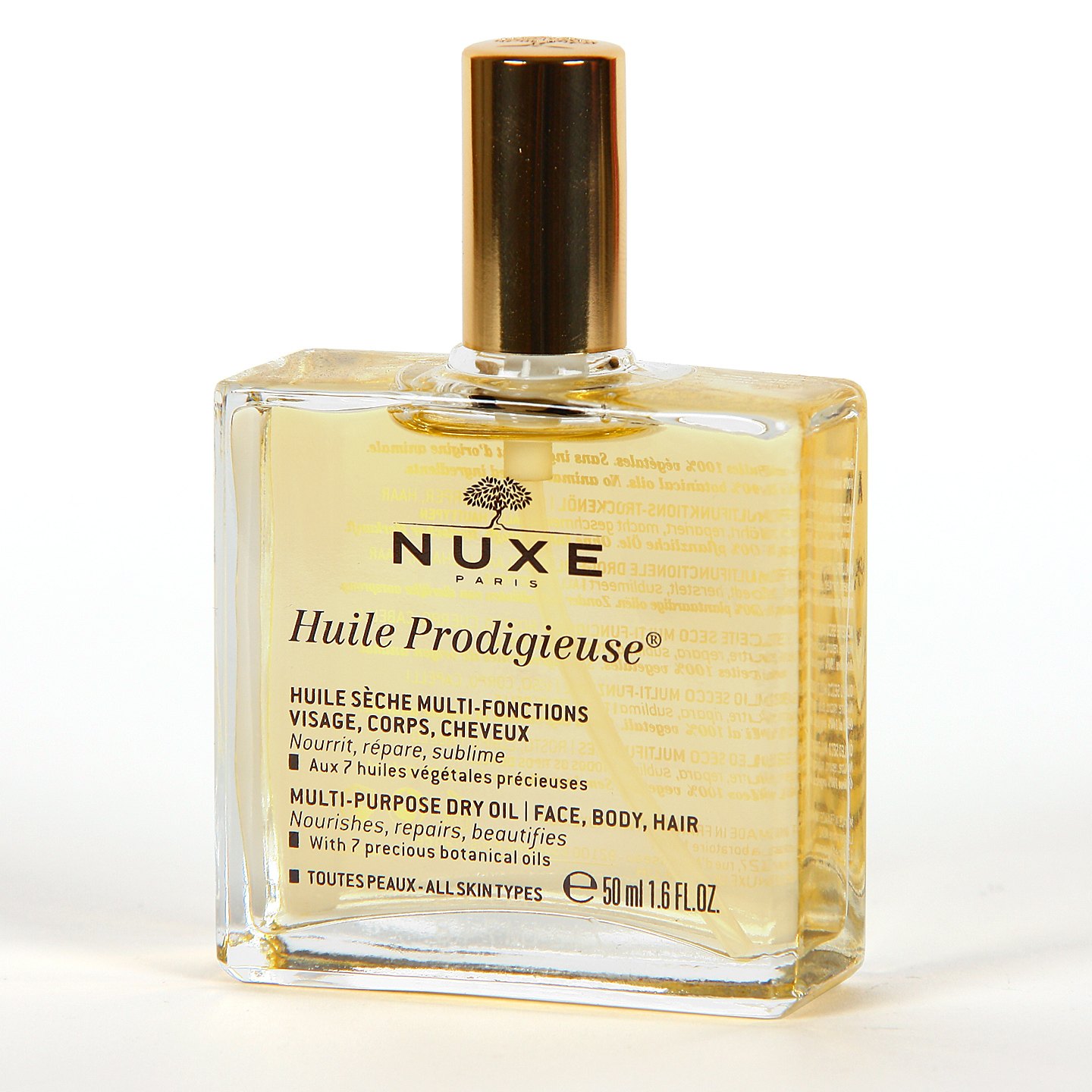 Nuxe Huile Prodigieuse aceite seco multiuso clásico Nuxe Huile Prodigieuse aceite seco multiuso clásico