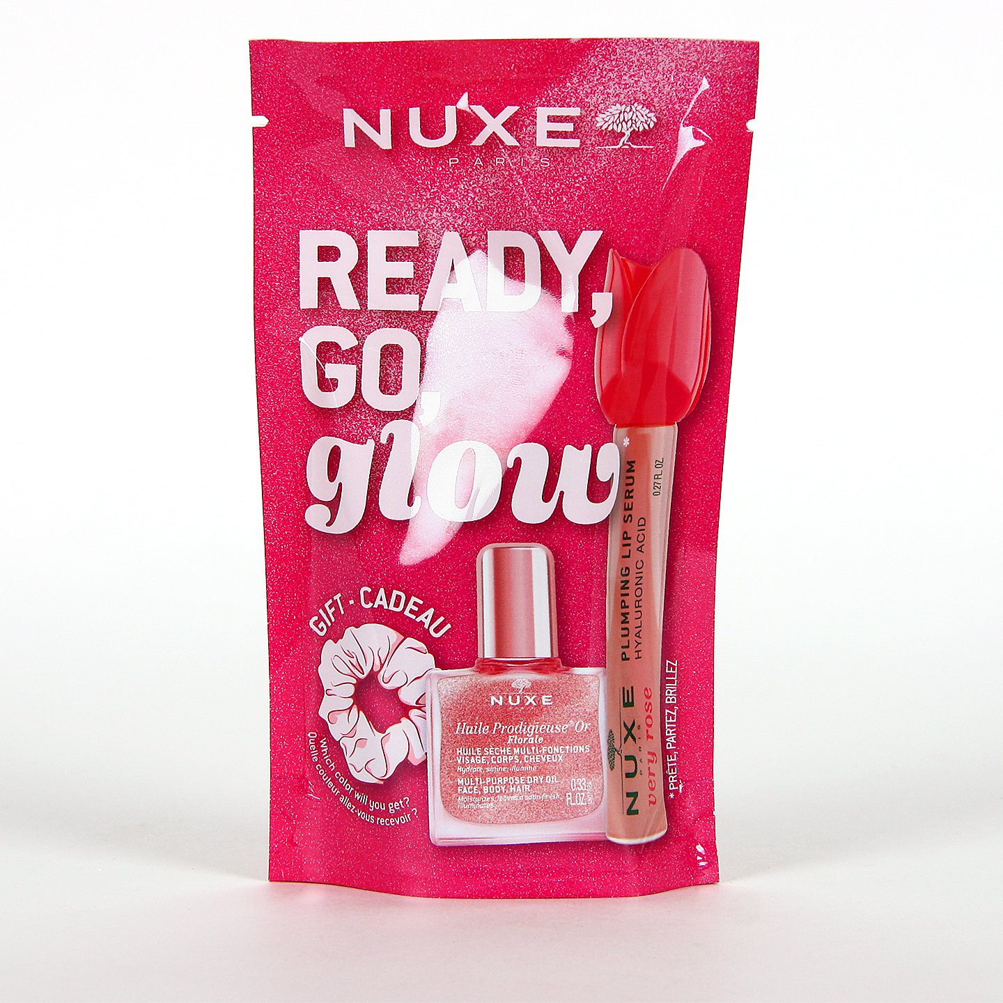 Nuxe Glow On The Go Pink set de regalo aceite seco y sérum labial Nuxe Glow On The Go Pink set de regalo aceite seco y sérum labial