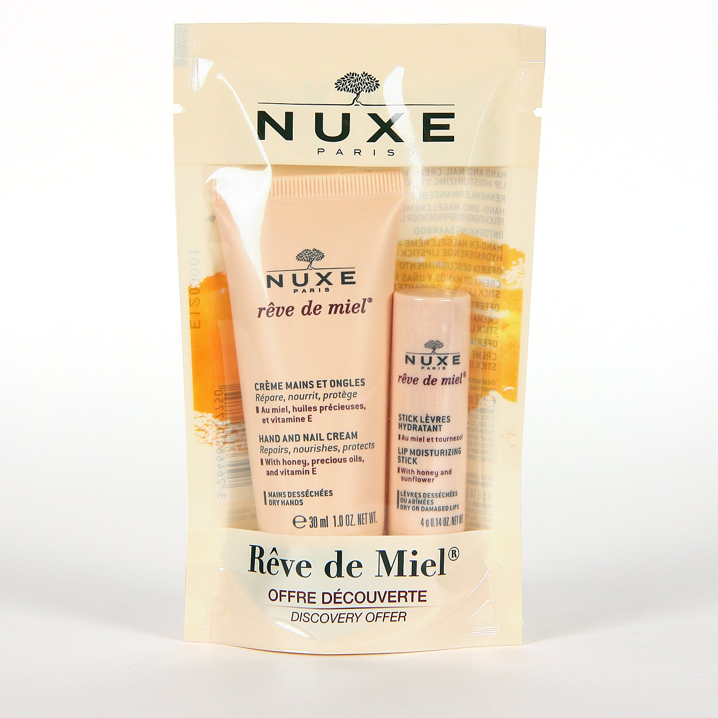 Nuxe Rêve de Miel Pack Manos y Labios crema y stick con miel Nuxe Rêve de Miel Pack Manos y Labios crema y stick con miel