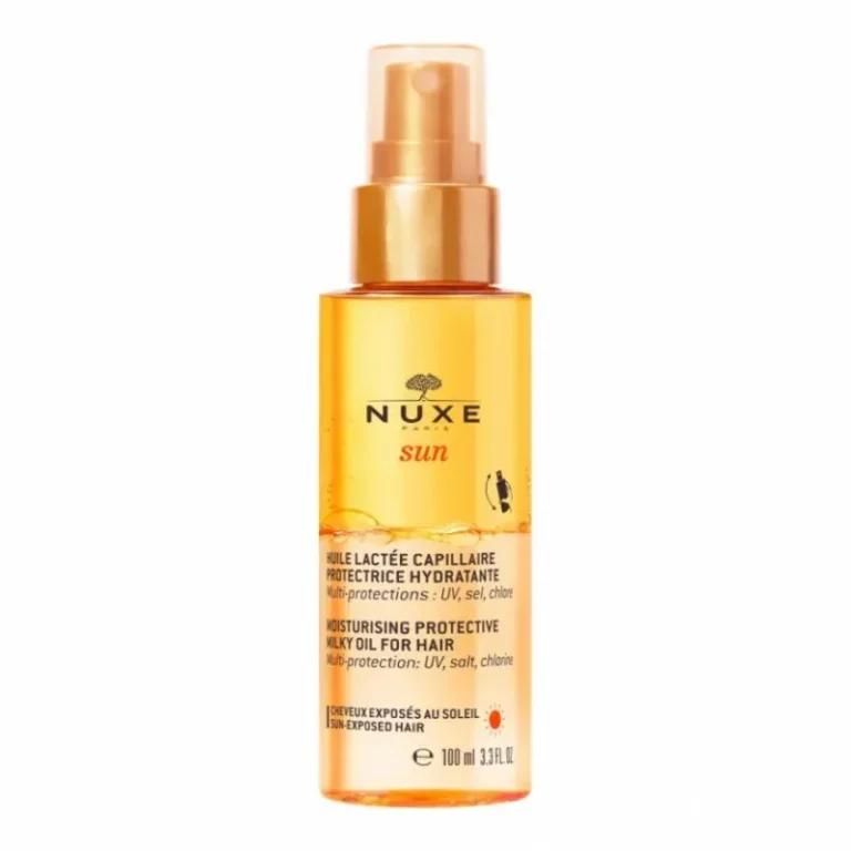 Nuxe Huile Lactée Capilar UV bifásica protectora sal y cloro 100ml