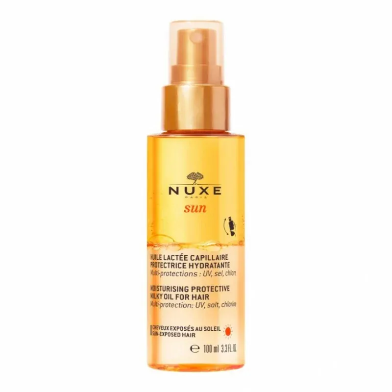 Nuxe Huile Lactée Capilar UV bifásica protectora sal y cloro 100ml Nuxe Huile Lactée Capilar UV bifásica protectora sal y cloro 100ml