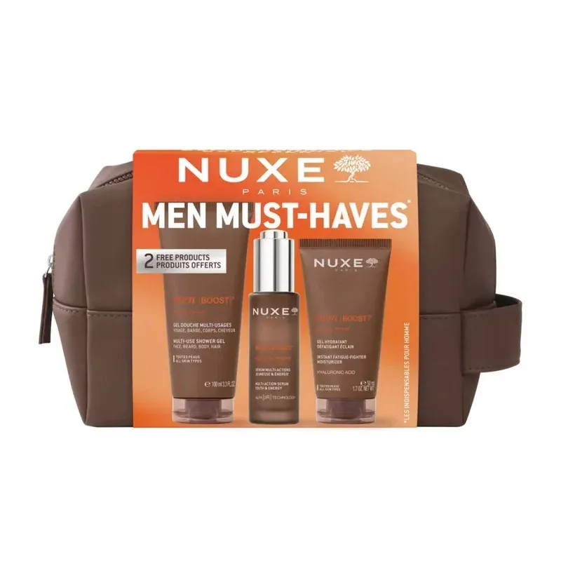 Nuxe Neceser Men Must Haves serum gel hidratante y gel de ducha Nuxe Neceser Men Must Haves serum gel hidratante y gel de ducha